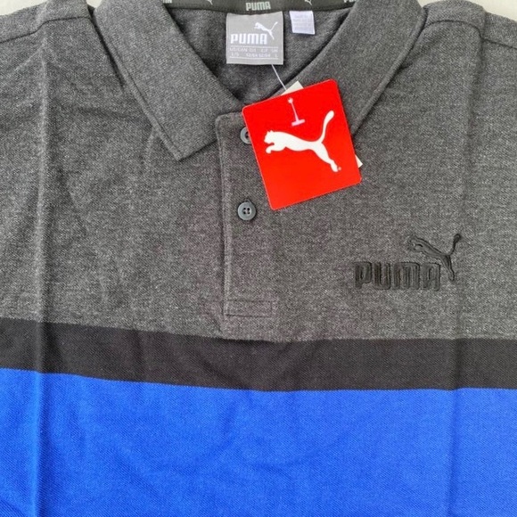 Puma Men's Jersey Polo Size Large - Picture 2 of 4